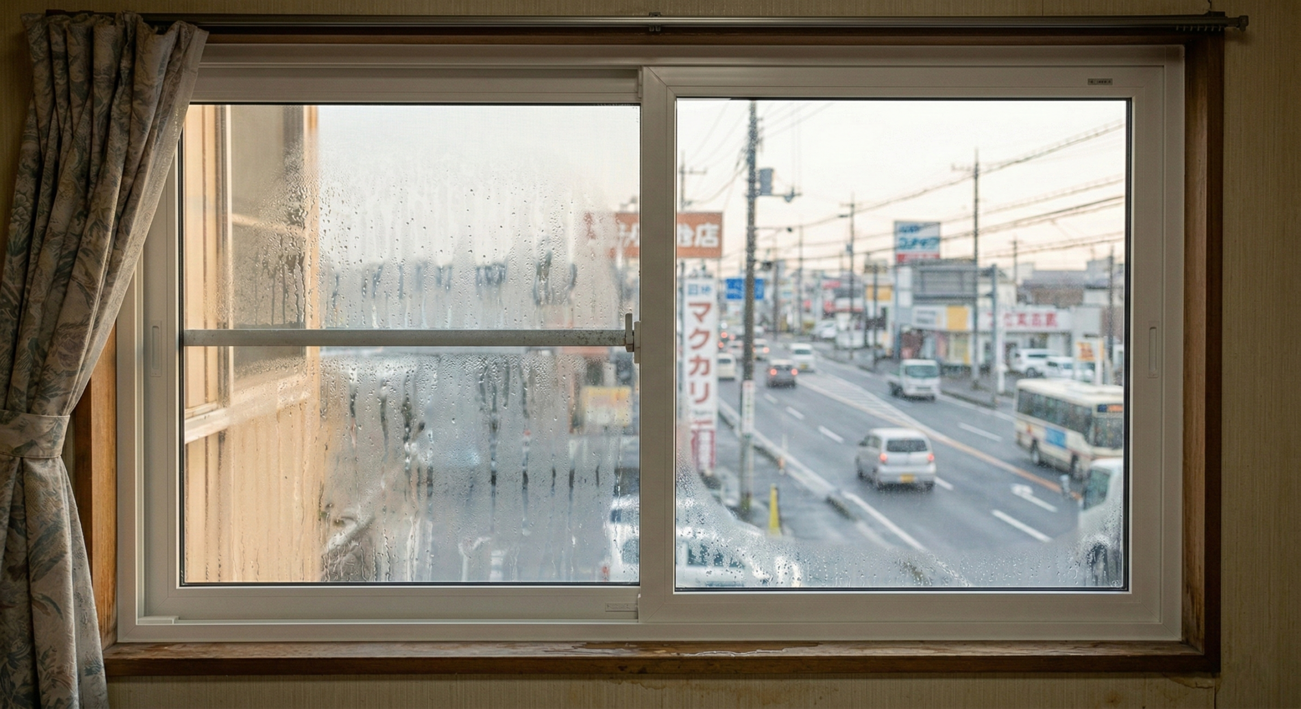 施工後：内窓を設置した窓